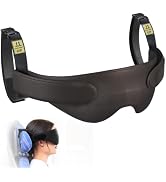 SARISUN Airplane Head Strap - 3D Eye Mask for 360° Stable Support, Compact | Travel Pillow Altern...