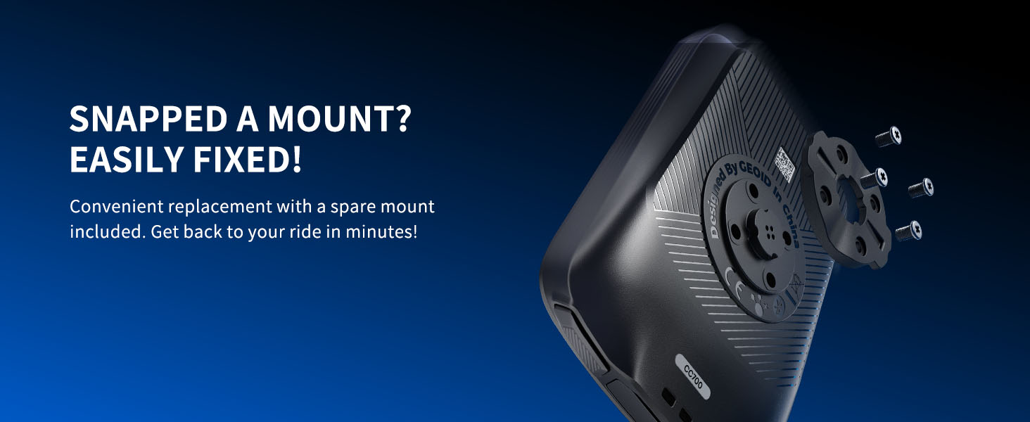 GEOID CC700 2.8‘’ Color Screen Bike/Cycling Computer Wireless - Route Navigation Re-Route Planing