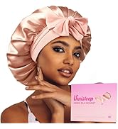 Umisleep Silk Bonnet, Soft Hair Bonnet for Sleeping, Real Mulberry Silk Lining, Bonnets for Women...