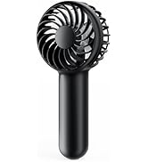 Gaiatop Mini Portable Handheld Fan, 3 Speed Powerful Battery Operated, Small USB Rechargeable Per...