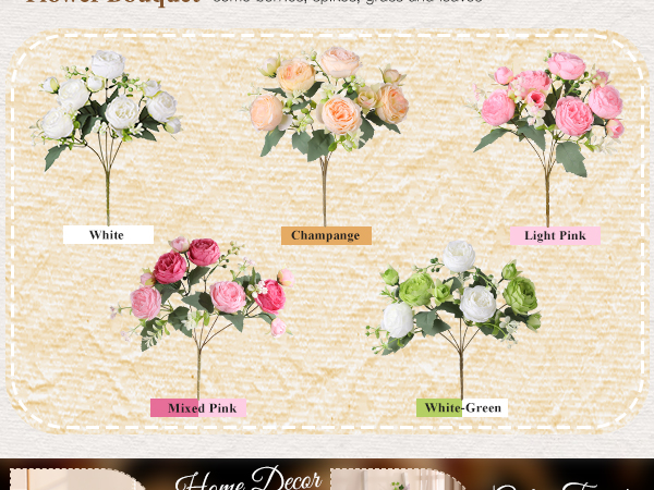 peony artificial flower