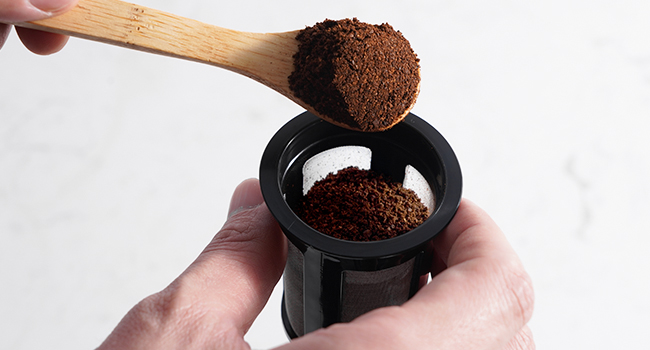 Big Ground Coffee Holder save money and reduce waste