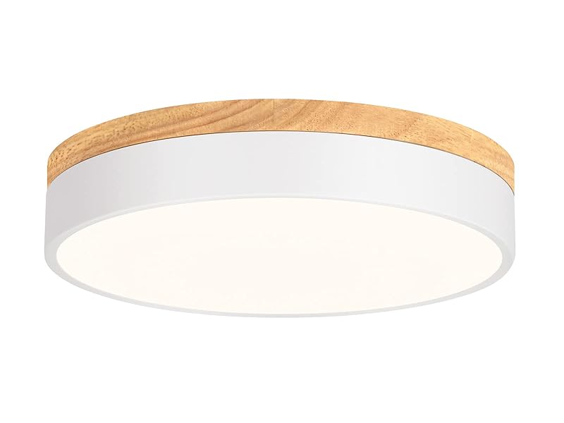 wood ceiling light