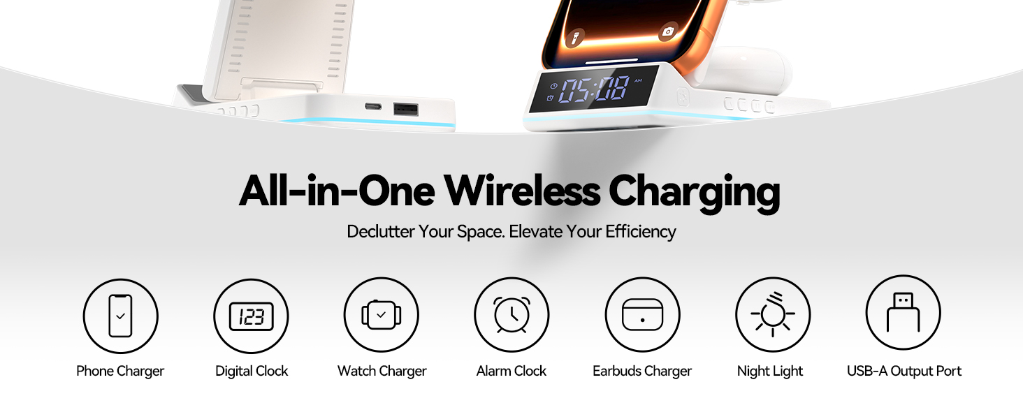 All-in-One Wireless ChargingDeclutter Your Space. Elevate Your Efficiency