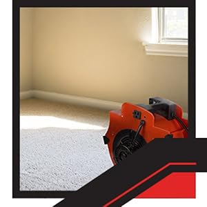 Image of jet blower car dryer, industrial fans heavy duty, floor blower fan.