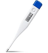 Berrcom Digital Thermometer for Adults and Kids, Oral Thermometer for Baby Rectal and Underarm Th...