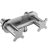 Senhozi All Metal RV Shower Faucet Brushed Nickel, Stainless Steel Camper Shower Faucet Valve, 4 ...