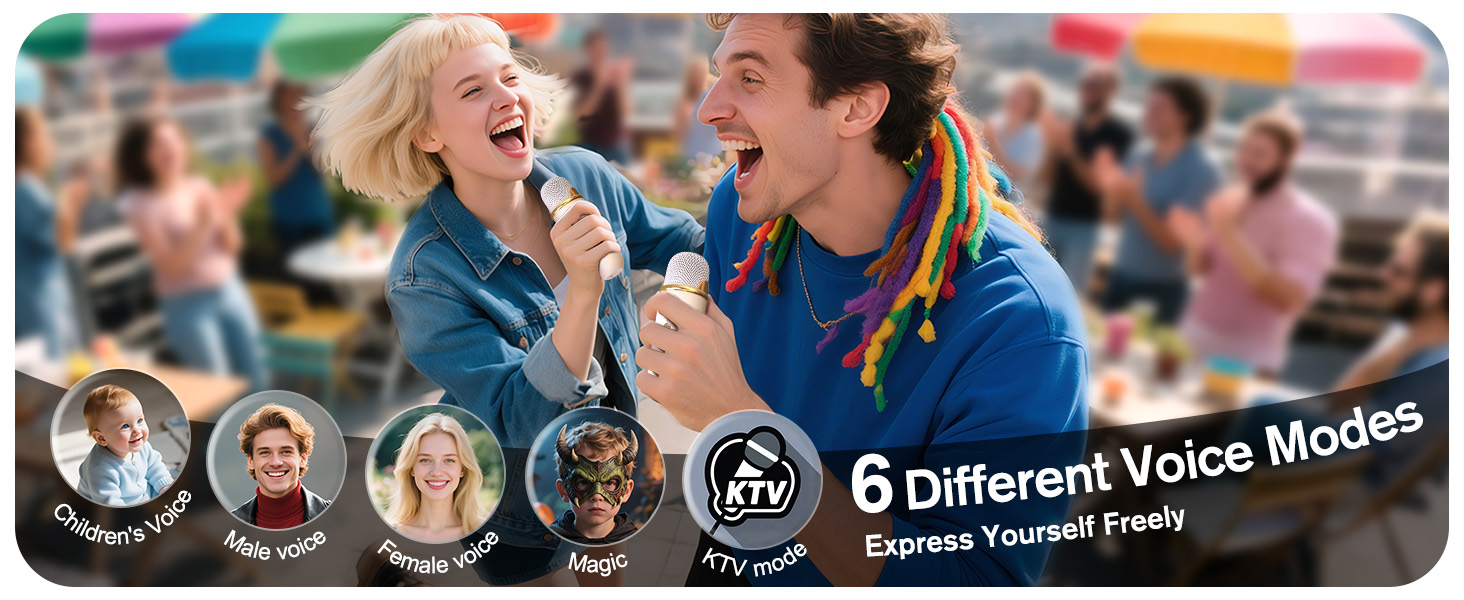 6 Diffrent Voice Effects