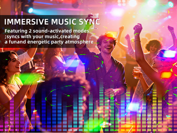 Disco party stage lights