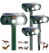 2026 Sonic Fortress Pro Deer Repellent Devices,Squirrel Racoon Repellent Outdoor Cat Deterrent So...