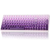 ZORNHER ZH100 Wireless Mechanical Gaming Keyboard,98% Purple Custom Creamy Keyboard with Number P...