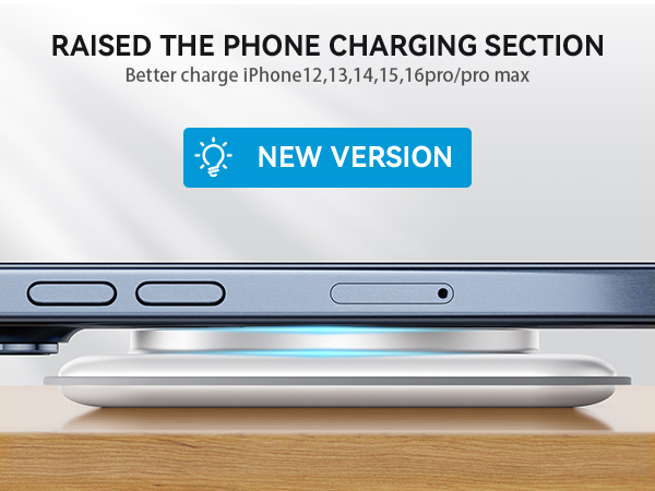 Upgraded raised design, does not cover the camera