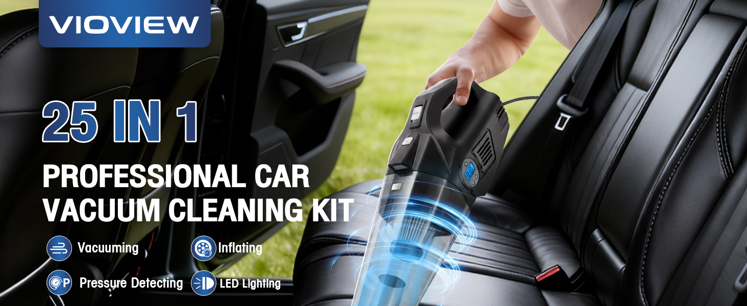 25 IN 1 car cleaning kit