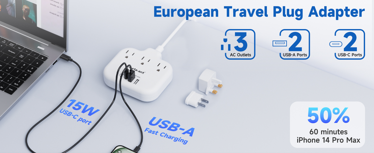  European Travel Plug Adapter