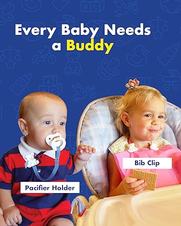 baby buddy bib clip pacifier holder