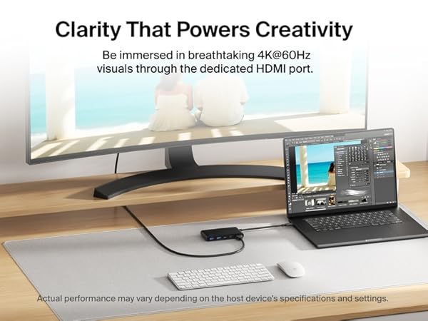 Belkin Connect 5 Port USB-C Hub with Dual USB-C Ports