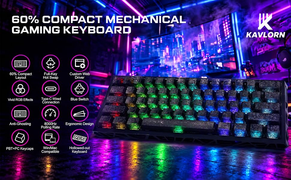 Mechanical gaming keyboard