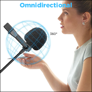 boya by-m1s lavalier lapel microphone