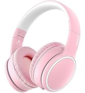 RORSOU B10 Wireless Over-Ear Headphones, Lightweight Folding Stereo Bass Bluetooth Headset with M...