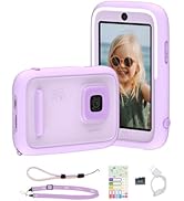 New AI Editor Kids Camera - 50 Kids' Digital Camera, 20MP Photos, 1080P Video, Front &amp; Selfie Len...