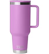 YETI Rambler 40 oz Travel Mug with Flip Straw Lid – Stainless Steel, Vacuum Insulated, Leakproof,...