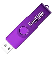 SamData 128GB USB Flash Drives 1 Pack 128GB Thumb Drives Memory Stick Jump Drive with LED Light f...