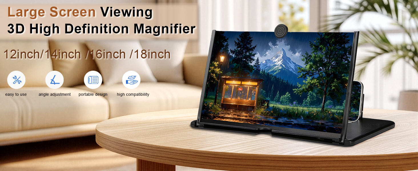mobile phone magnifier
