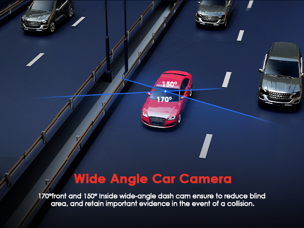 dash cam front and inside
