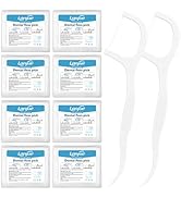 lanjue 800 Count Dental Floss Picks, Travel Dental Flossers with 8 Portable Case Toothpicks Stick...