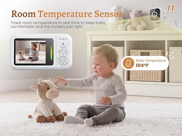 baby monitor with 2-way audio