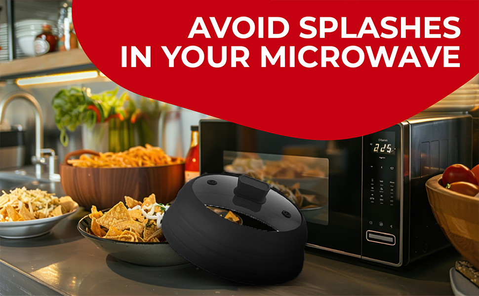 avoid splashes in your microwave