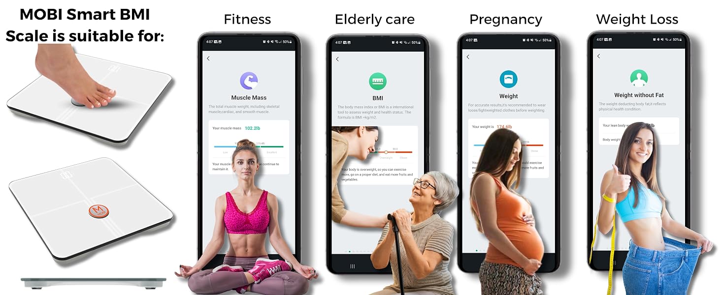MOBI Smart BMI Scale 