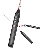 Wireless Presentation Clicker with Telescopic Pointer, Rechargeable Presenter Remote with Touch S...