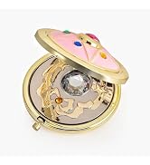 Saluaqui Travel Compact Mirror, Portable Pocket Cosmetic Makeup Folded Mirror, Anime Makeup Star ...