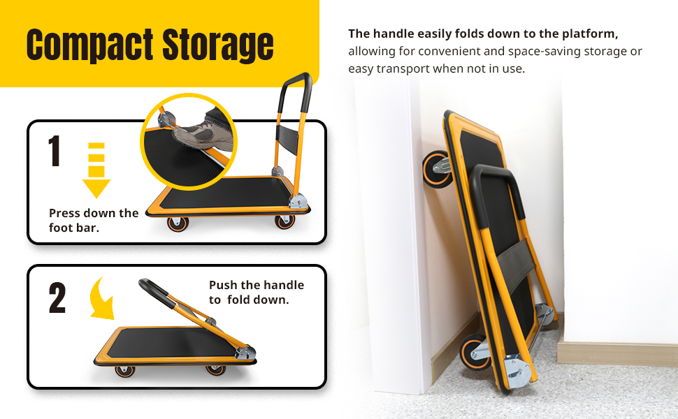 platform moving dolly flat dolly heavy duty dolly push cart rolling platform cart utility hand truck