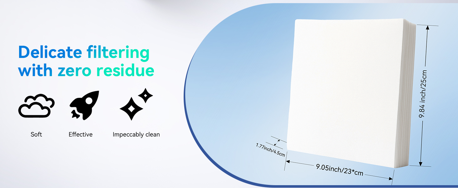 Nail Dust Collector Filter Paper