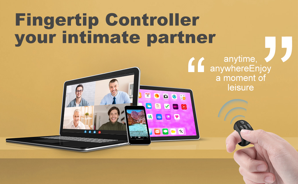 Fingertip Wireless Bluetooth Remote Control
