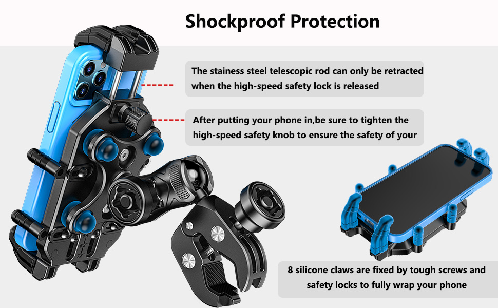 motorcycle phone holder mount