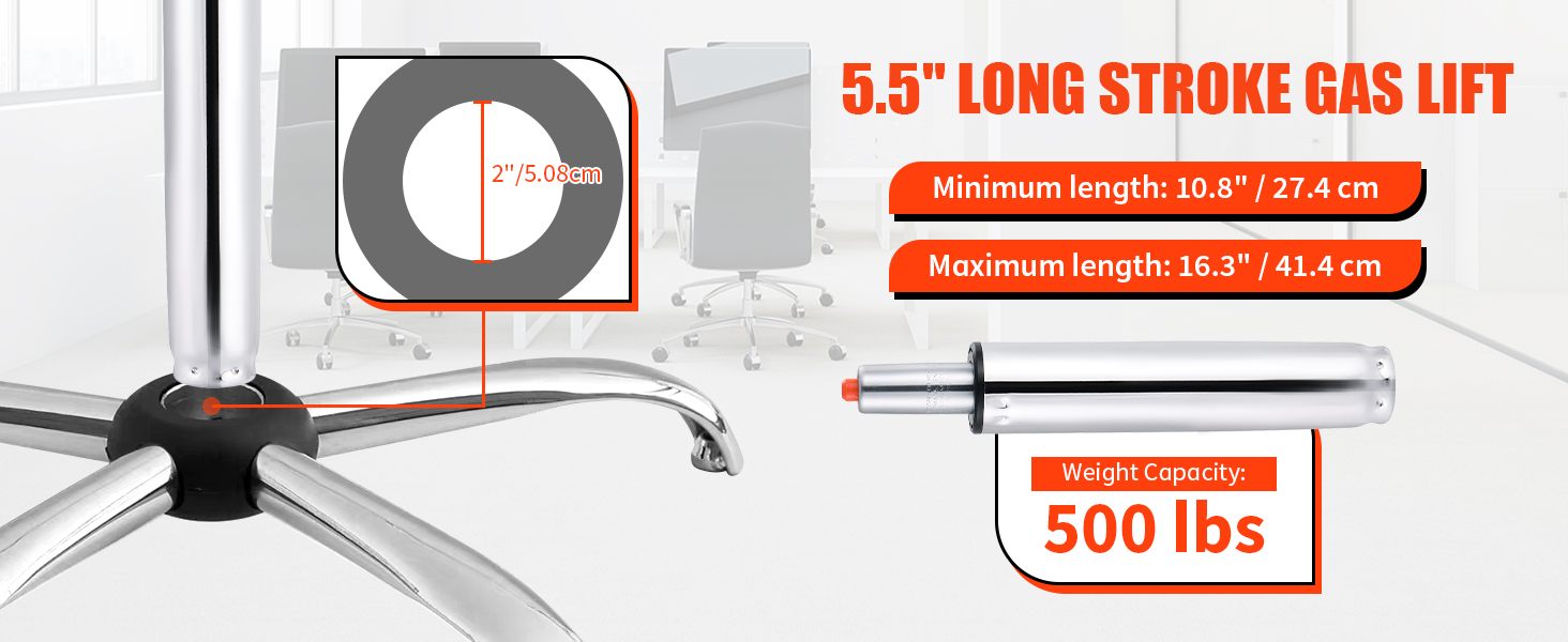 Pneumatic Piston for Office Chair/Gaming Chair