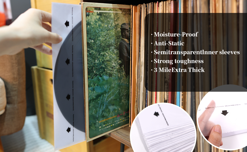 Vinyl Record Inner Sleeves