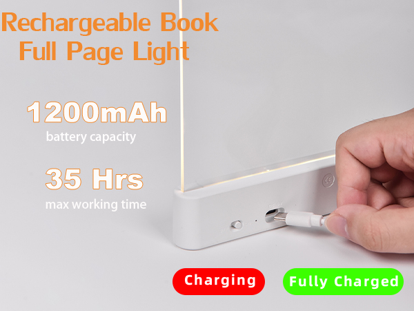 rechargeable book light