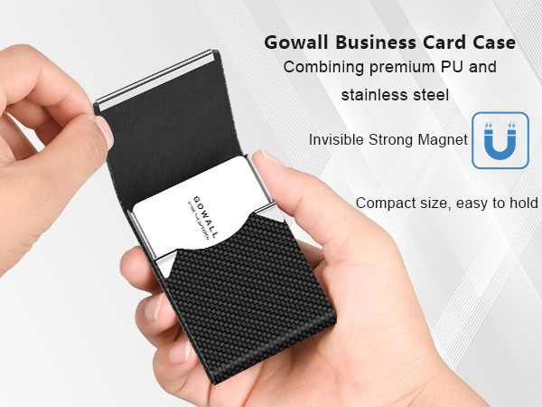 Slim business card case