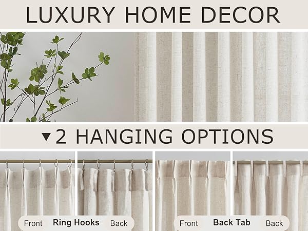 curtains with hooks