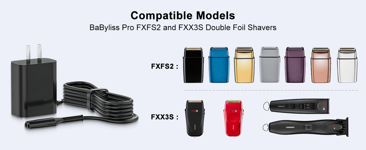 Compatible with BaBylissPRO FXFS2 FXFS2G Clipper Trimmers 