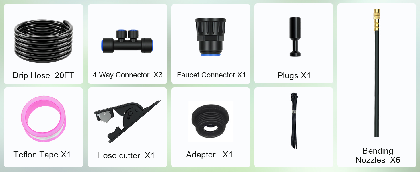 drip irrigation system for garden