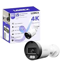 Lorex Connect (New App) | V3 4K Add-On IP PoE Bullet Camera to V-Series NVR | White | Cables Not Inc...
