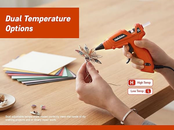Dual Temp Hot Glue Gun orenge03-m