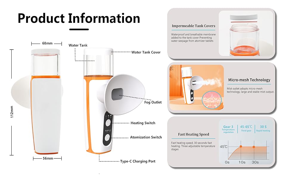 OTBK Eye Heating Nano Mist Product Details