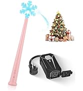 Voice Activated Remote Control Outlet for Christmas Tree Lights, Magic Christmas Light Wand with ...