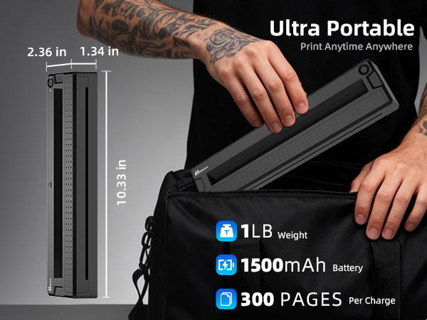 portable tattoo stencil printer